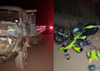 Jovem morre e outro fica ferido na colisão entre moto e caminhão em Barras